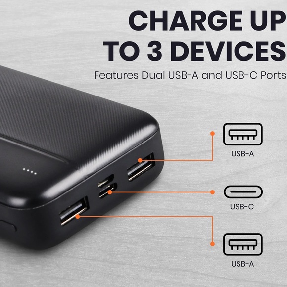 Helix 16,000 mAh Power Bank with USB-C and USB-A Ports - Picture 3 of 10